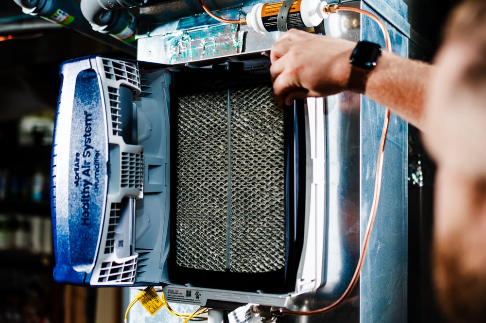 A whole-house humidifier